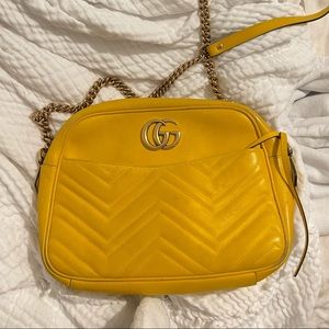 RARE** Gg Marmont Matelasse Leather Medium Shoulder Bag